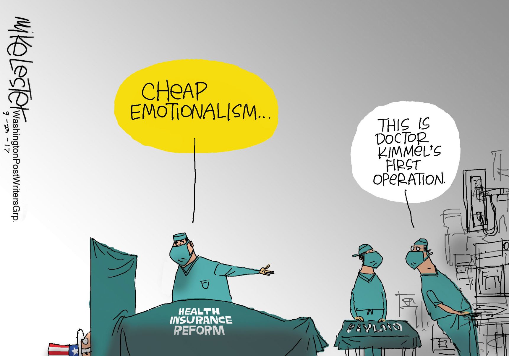 Mike Lester cartoon